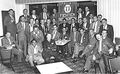 No 77 Squadron Association People You May Know photo gallery - 17 March 1963 -  21st Anniversary of the formation of 77 Squadron held at the Rex Hotel, Kings Cross.  Back row: Ted Radford & Jim Kichenside.  Ray Brooker (front left with arms folded) Dick Cresswell at table and Alwyn Quoy.  